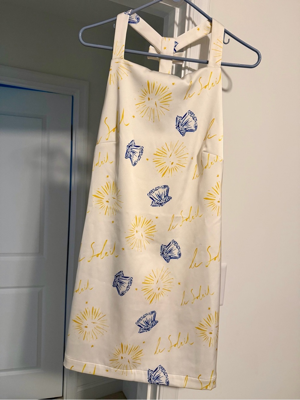 Anthropologie Maeve Bow Back Mini Dress Size S